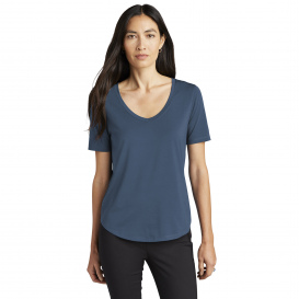 Mercer+Mettle MM1017 Women\'s Stretch Jersey Relaxed Scoop - Insignia Blue