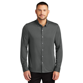 Mercer+Mettle MM1018 Long Sleeve Stretch Woven Shirt - Anchor Grey