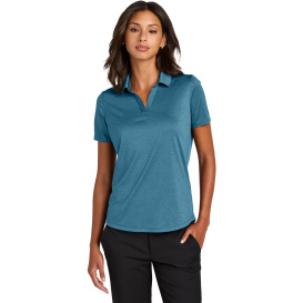 Mercer+Mettle MM1021 Ladies Recharge Jersey Polo - Harbor Blue Heather