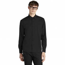 Mercer+Mettle MM2000 Long Sleeve Stretch Woven Shirt - Deep Black