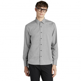 Mercer+Mettle MM2000 Long Sleeve Stretch Woven Shirt - Gusty Grey End On End