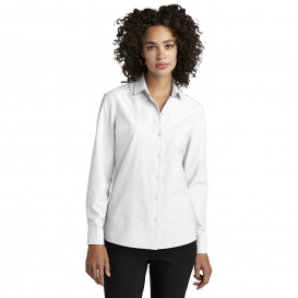 Mercer+Mettle MM2001 Women\'s Long Sleeve Stretch Woven Shirt - White