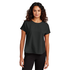 Mercer+Mettle MM2015 Women\'s Stretch Crepe Crew - Deep Black