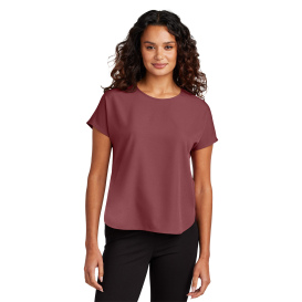 Mercer+Mettle MM2015 Women\'s Stretch Crepe Crew - Rosewood