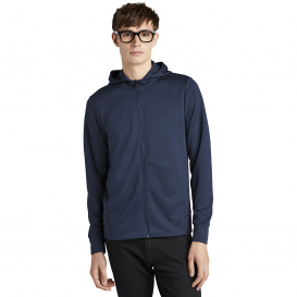 Mercer+Mettle MM3002 Double-Knit Full-Zip Hoodie - Insignia Blue