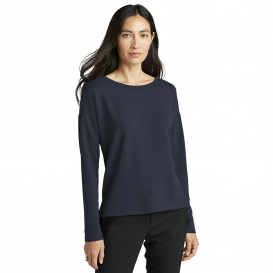 Mercer+Mettle MM3013 Women\'s Stretch Drop Shoulder Pullover - Night Navy