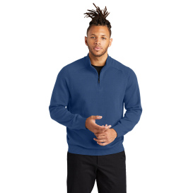 Mercer+Mettle MM3020 Stretch 1/4-Zip Sweater - Insignia Blue