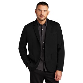 Mercer+Mettle MM3030 Relaxed Knit Blazer - Deep Black