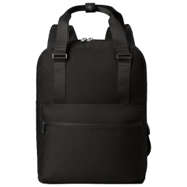 Mercer+Mettle MMB211 Claremont Handled Backpack - Deep Black