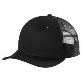 New Era NE207 Snapback Low Profile Trucker Cap - Black