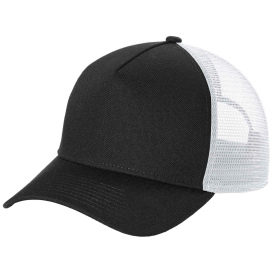 New Era NE212 A-Frame Snapback Mesh Back Cap - Black/White