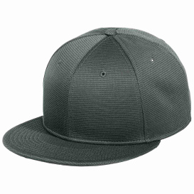 New Era NE409 Pivot Flat Bill Snapback Cap - Charcoal