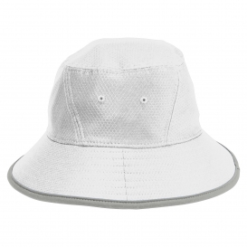 New Era NE800 Hex Era Bucket Hat - White/Rainstorm Grey