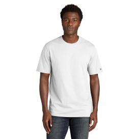 New Era NEA135 Tri-Blend Tee - Fan White Solid