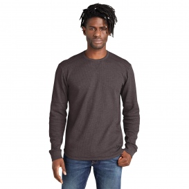 New Era NEA140 Thermal Long Sleeve - Black Heather