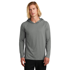 New Era NEA229 Power Long Sleeve Hoodie - Shadow Grey Heather