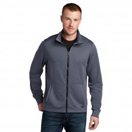 New Era NEA530 Performance Terry Full-Zip Jacket - True Navy Heather