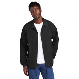 New Era NEA601 Coach\'s Jacket - Black
