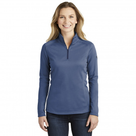 The North Face NF0A3LHC Ladies Tech 1/4-Zip Fleece - Blue Wing