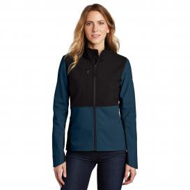 The North Face NF0A5541 Ladies Castle Rock Soft Shell Jacket - Blue Wing