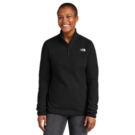 The North Face NF0A7V4M Ladies Glacier 1/4-Zip Fleece - TNF Black