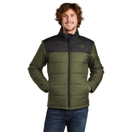 The North Face NF0A7V6J Chest Logo Everyday Insulated Jacket - Burnt Olive Green