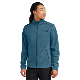 The North Face NF0A88D5 Chest Logo Ridgewall Soft Shell Jacket - Shady Blue