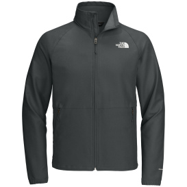 The North Face NF0A8BUD Barr Lake Soft Shell Jacket - Asphalt Grey Dark Heather