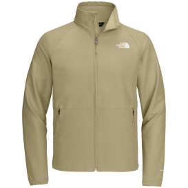 The North Face NF0A8BUD Barr Lake Soft Shell Jacket - Khaki Stone Dark Heather