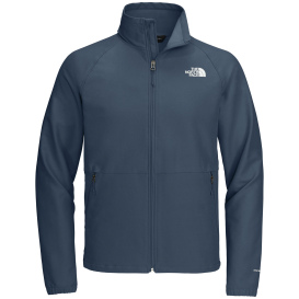 The North Face NF0A8BUD Barr Lake Soft Shell Jacket - Shady Blue Dark Heather