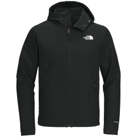 The North Face NF0A8BUF Barr Lake Hooded Soft Shell Jacket - TNF Black Heather