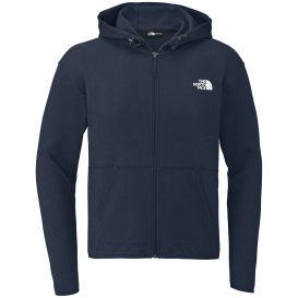 The North Face NF0A8BUS Double-Knit Full-Zip Hoodie - Summit Navy