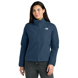 The North Face NF0A8C5C Ladies Barr Lake Soft Shell Jacket - Shady Blue Dark Heather