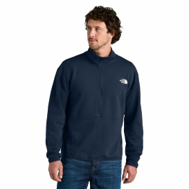 The North Face NF0A8C5G Double-Knit 1/2-Zip Fleece - Summit Navy 