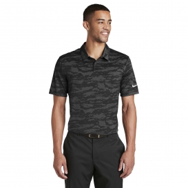 Nike NKAA1852 Waves Jacquard Polo - Black