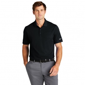 Nike NKDC2103 Dri-FIT Micro Pique 2.0 Pocket Polo - Black