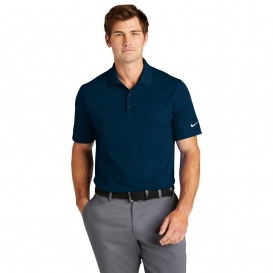 Nike NKDC2103 Dri-FIT Micro Pique 2.0 Pocket Polo - Navy