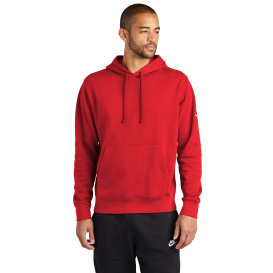 Nike NKDR1499 Club Fleece Sleeve Swoosh Pullover Hoodie - University Red
