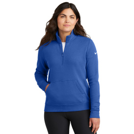 Nike NKDX6720 Club Fleece Sleeve Swoosh 1/2-Zip - Game Royal