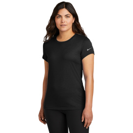 Nike NKDX8734 Ladies Swoosh Sleeve rLegend Tee - Black