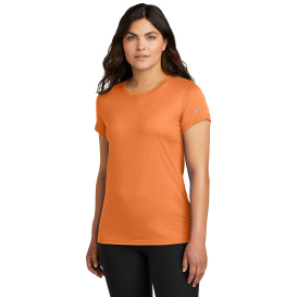 Nike NKDX8734 Ladies Swoosh Sleeve rLegend Tee - Desert Orange