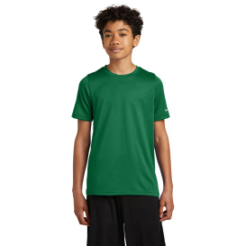 Nike NKDX8787 Youth Swoosh Sleeve rLegend Tee - Gorge Green