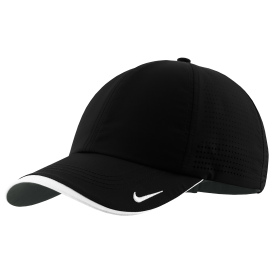 Nike NKFB6445 Dri-FIT Perforated Performance Cap - Black/White