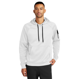 Nike NKFD9735 Therma-FIT Pocket Pullover Fleece Hoodie - White