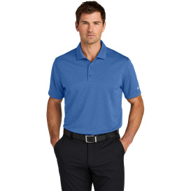 Nike NKFQ4794 Dri-FIT Smooth Heather Polo - Game Royal Heather