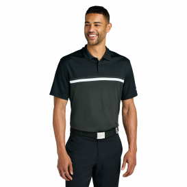 Nike NKFQ3968 Dri-FIT Victory Colorblock Polo - Black/Anthracite/White