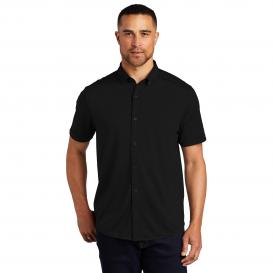 OGIO OG141 Gravitate Full-Button Polo - Blacktop