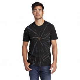 Port & Company PC147 Tie-Dye Tee - Black Galaxy Spiral