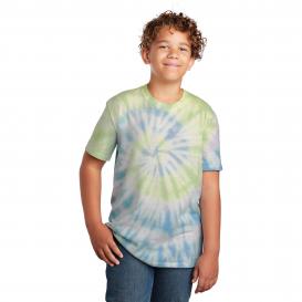 Port & Company PC147Y Youth Tie-Dye Tee - Watercolor Spiral