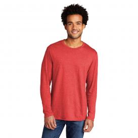 Port & Company PC330LS Tri-Blend Long Sleeve Tee - Bright Red Heather